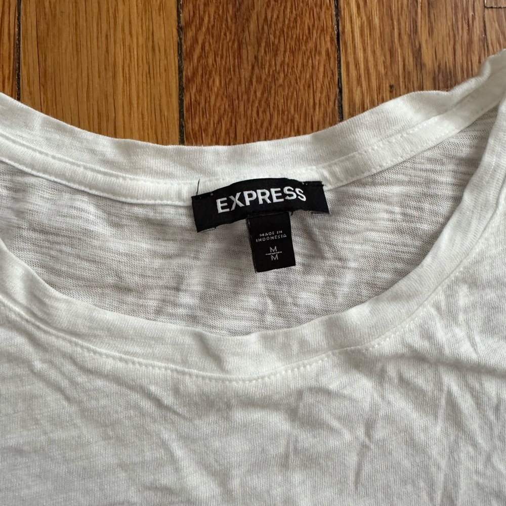 Express Soft White Tee